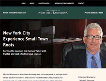 Tablet Screenshot of mknylaw.com